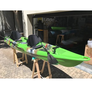 Bri-Yak Tandem Kayak Gecko Green