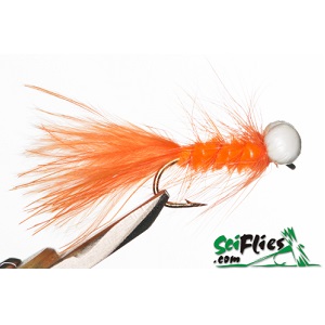 Scientific Flies Booby Orange #8 (6 pack)