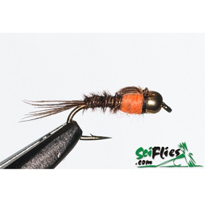 Pheasant Tail Nymph (Hot Spot) #12 (6 pack)